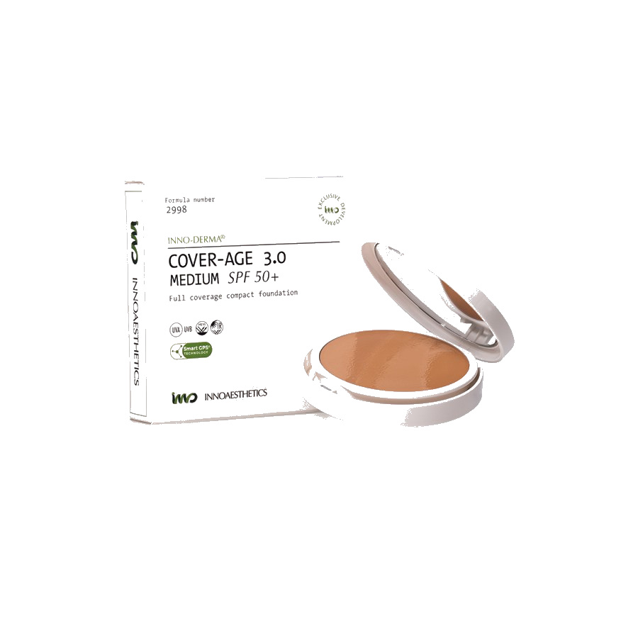 5289_Солнцезащитный крем-пудра Эпиген UVP 50+ (тон медиум)/ EPIGEN COVERAGE MEDIUM UVP 50+, 14 гр 
